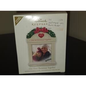 Our First Christmas Together`2012`Christmas Tree Hallmark‎ Photo Holder-NEW